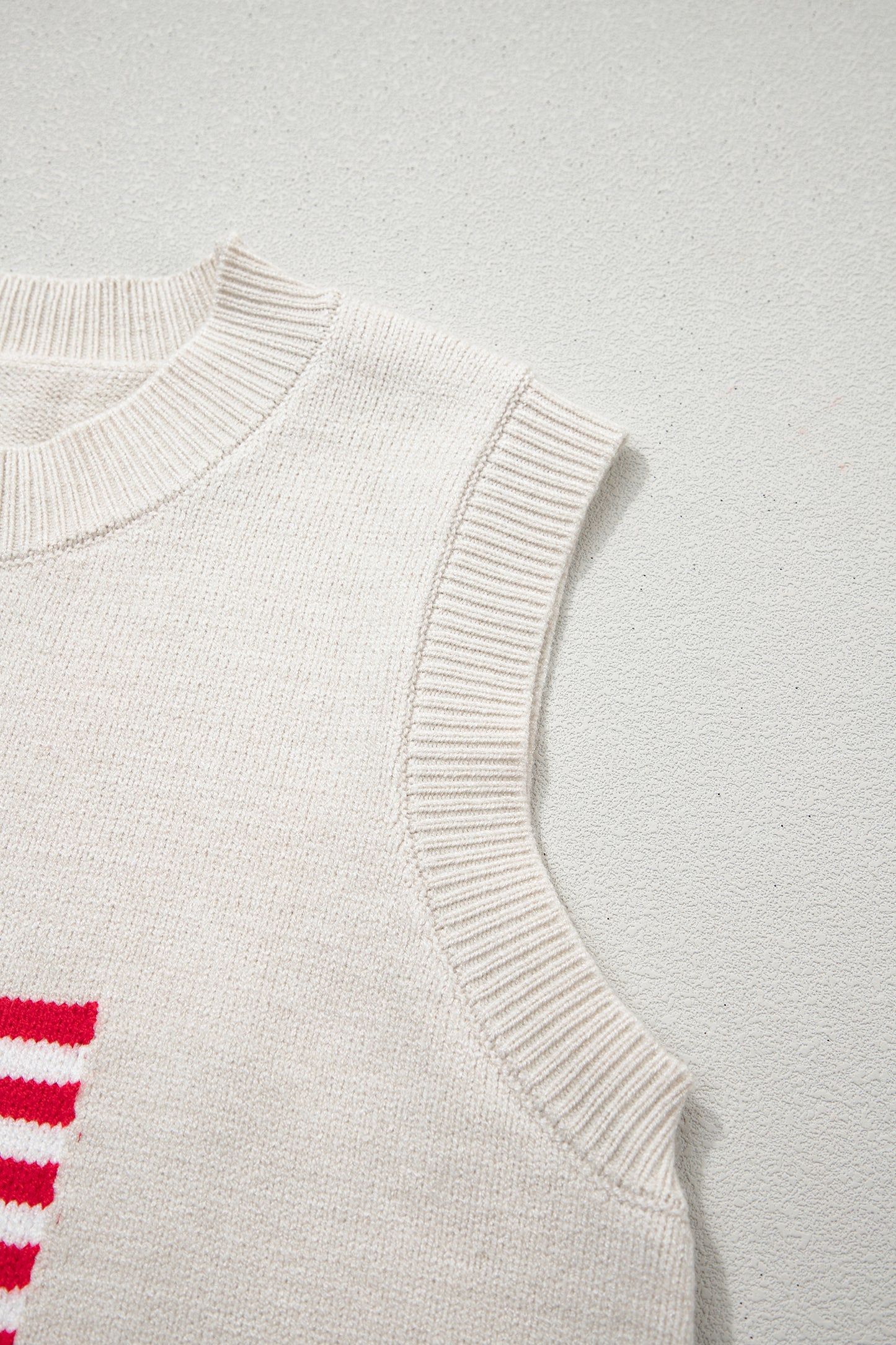 American Flag Sleeveless Sweater